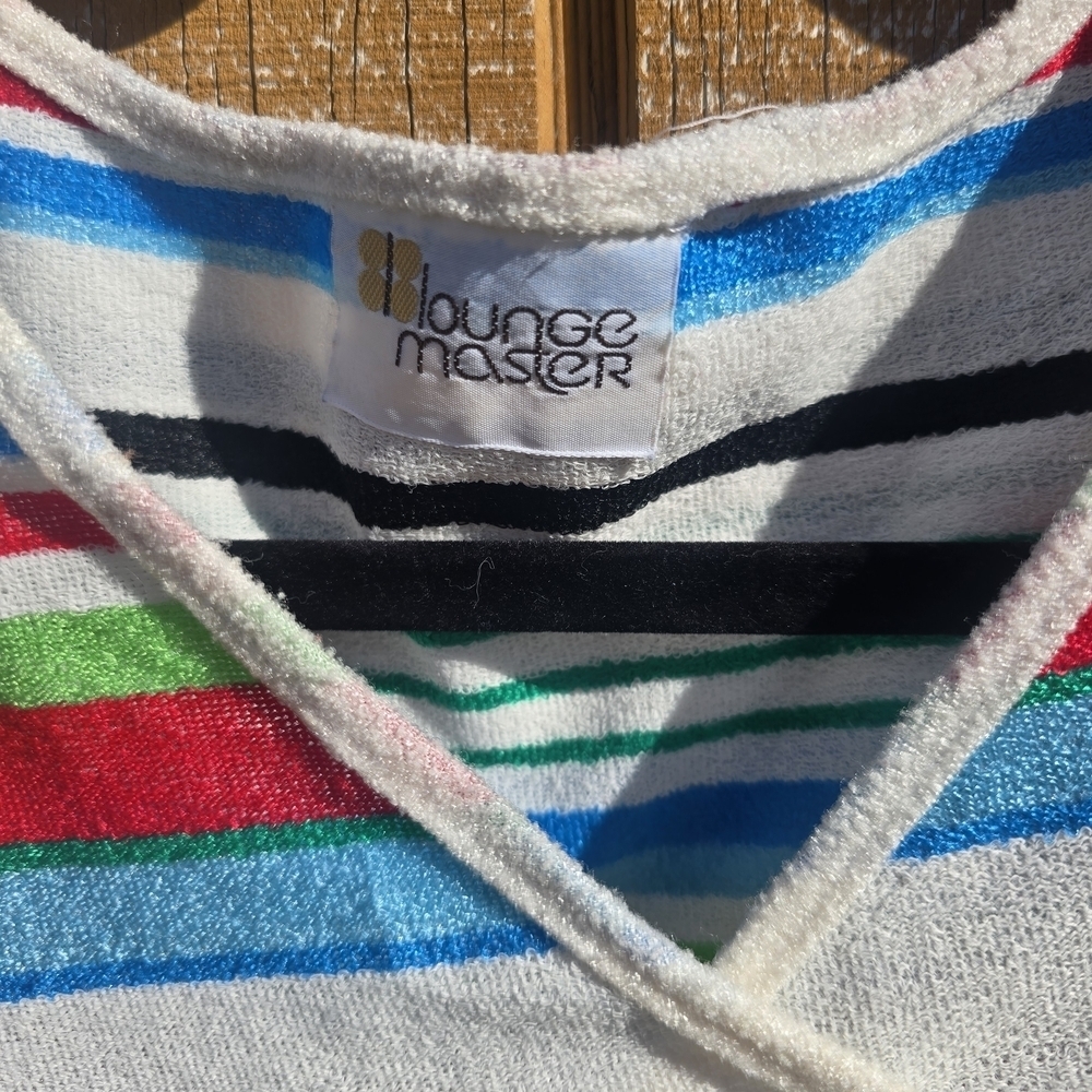 Colorful Striped House Dress - Picture 4 of 4